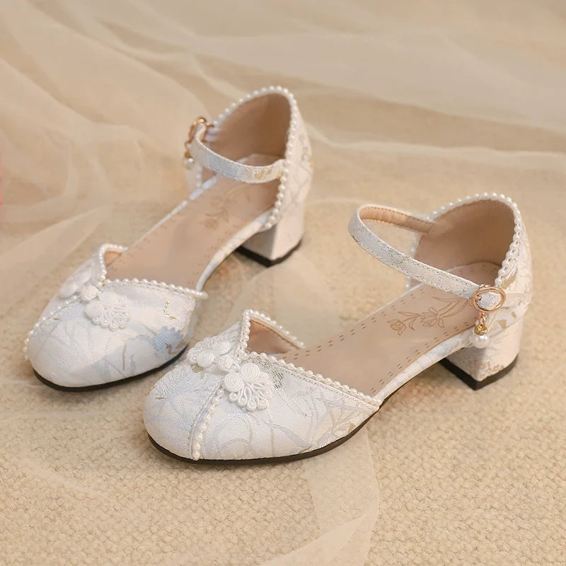 Yana - Heart Jade Yana - Qi Lolita Shoes Chunky Heels