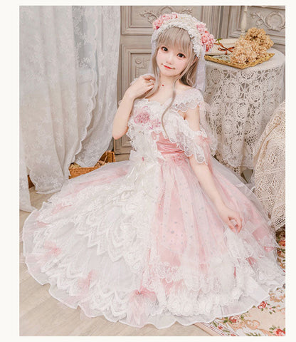Cat Fairy - Glaze Illusion - Magnificent Wedding  Lolita Tea Party Dress
