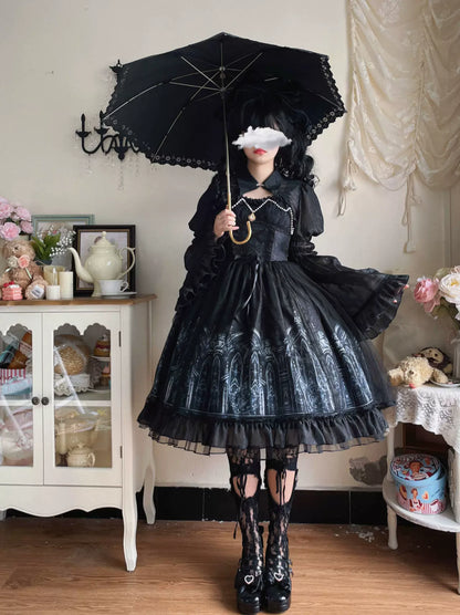 Sugar Girl - Silent Night Church - Gothic Lolita JSK Dress & Bolero