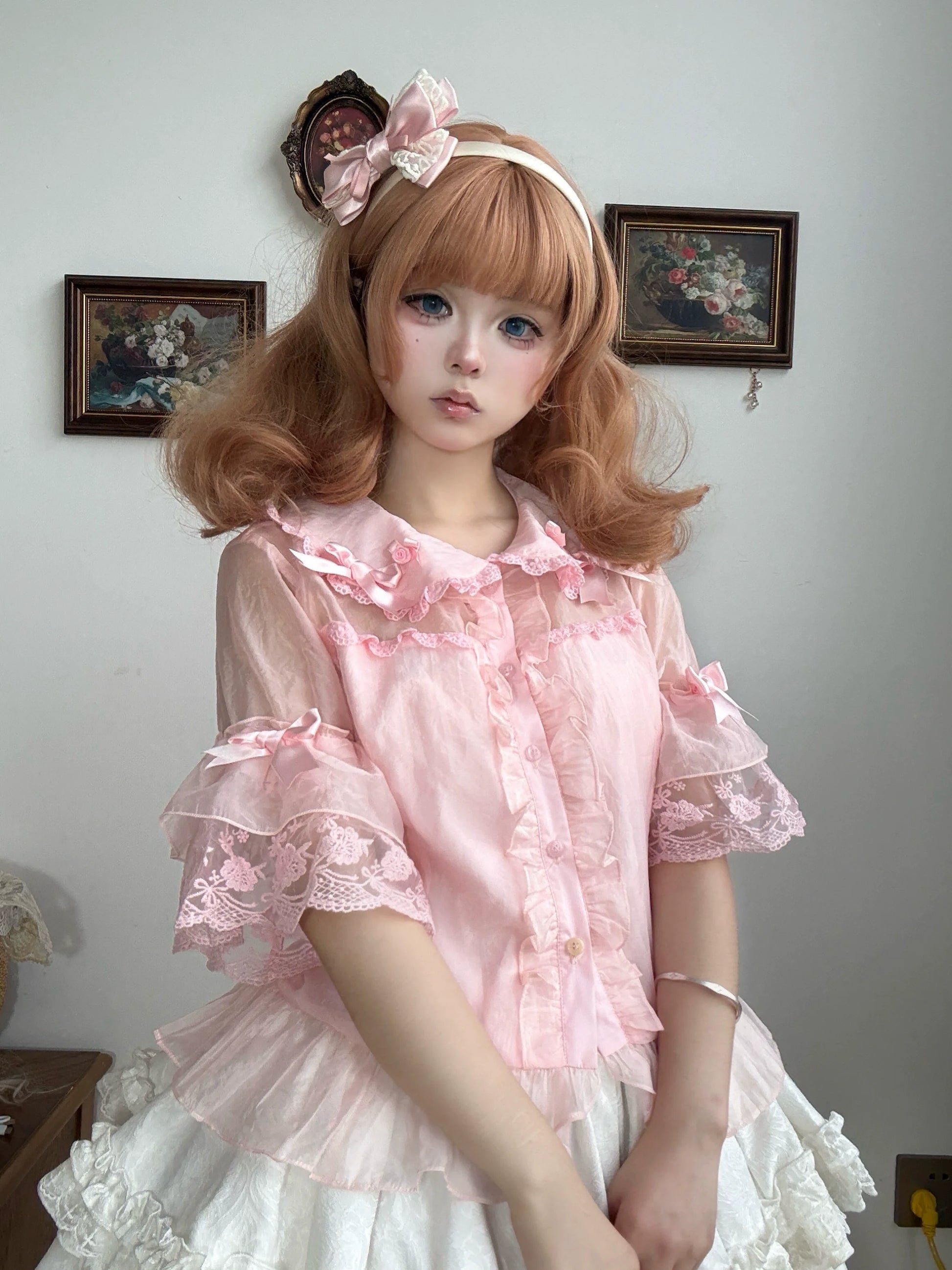 TaTaTa Lolita - Plaid Baileys - Old School Lolita Pink Plaid JSK