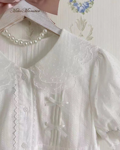 Yaya - Little Fluttershy - Multi-Colored Cotton Lolita Shirt