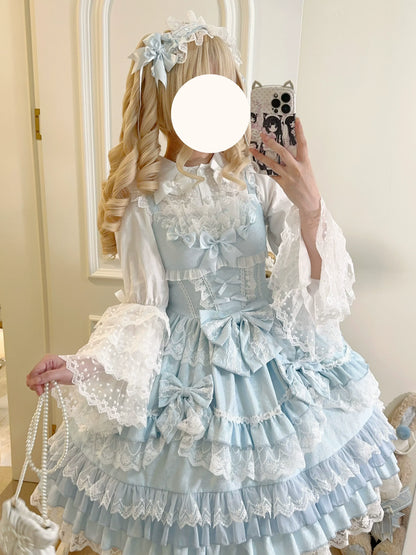 Sugar Girl - Flower Ode - Doll-like Sweet Lolita Jumper Dress