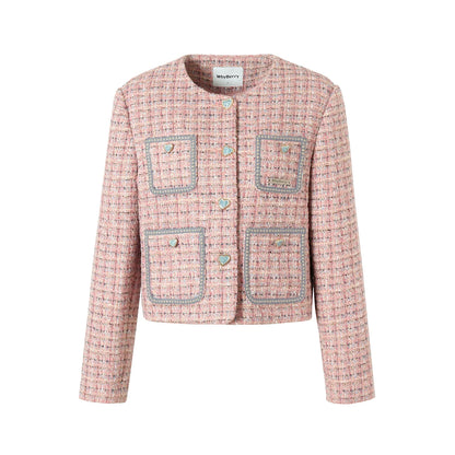 Little Fragrance Pink Short Jacket 【s0000004317】