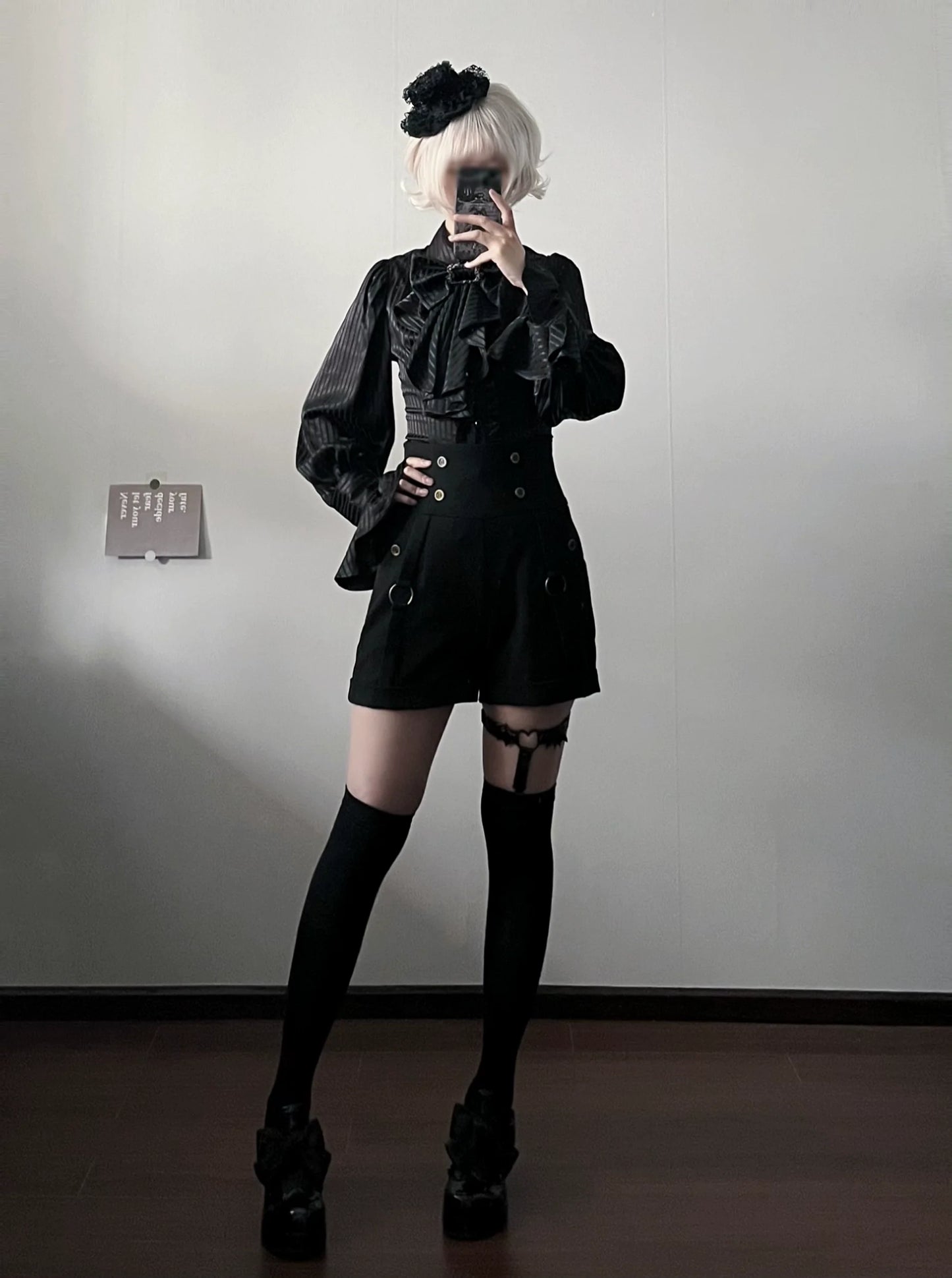 Gazing Galactic - Ouji Lolita Hight Waist Shorts