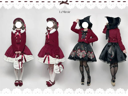 LeMiroir - Winter Solstice - Elegant Lolita Winter Short Coat & SK