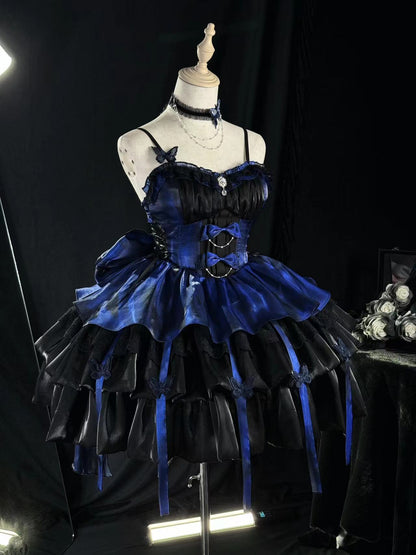 Platycodon House - Love Goddess - Elegant Lolita Dress Halter Puff Princess JSK Dress