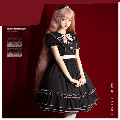 Magic Tea Party - Lena's Garland - Solid Color Lolita OP