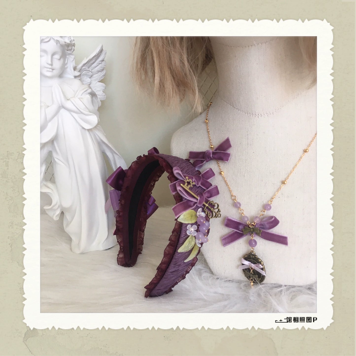 Chestnut Lolita - Louvre Vineyard Accessory Hairband Retro Lolita KC