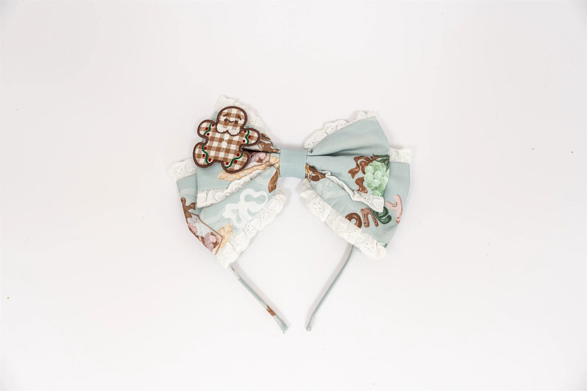 Babyblue - Bear Honey - Sweet Lolita Accessory Gingerbread Man Design