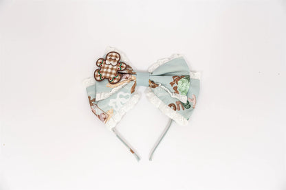 Babyblue - Bear Honey - Sweet Lolita Accessory Gingerbread Man Design