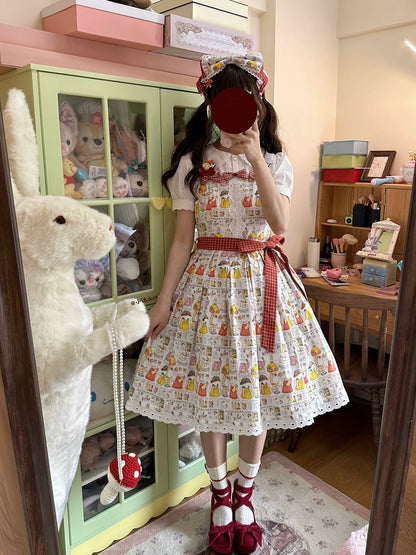Miss Cube - Dress Up Dolls - Summer Kawaii Lolita JSK Dress Customized Size