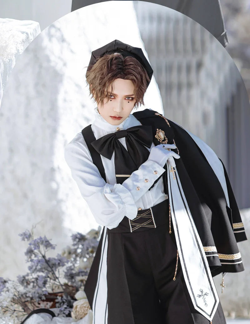 Forest Fluorescent Carps - Choir - Ouji Lolita Shorts Set Prince outfit