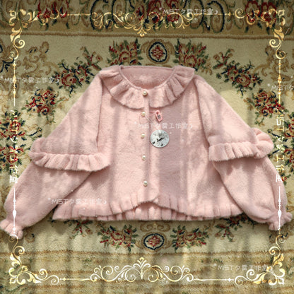 MIST - Small Ointment - Sweet Lolita Thick Sweater Coat Puff Sleeve