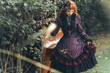 Miss Point - Perintz Manor - Gothic Lolita OP Long Sleeve Retro Lolita Dress