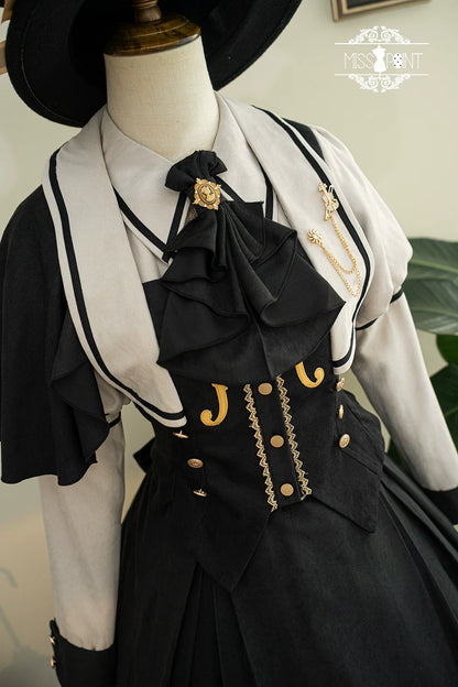 Miss Point - Elegant Lolita Coat - Golden Movement Customized Short Coat