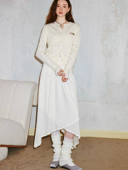 Long sleeve pleated dress【s0000007603】