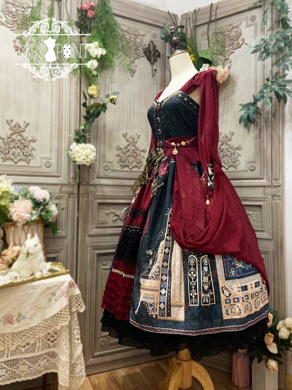 Miss Point - Dusk Best - Egyptian Lolita Dress Set Gorgeous JSK