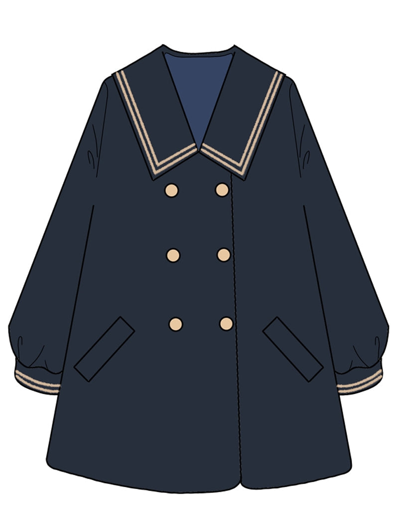 Eieyomi - Lolita Velvet Padded JK Coat