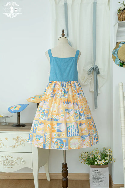 Miss Point - Daisy Lemon - Kawaii Lolita Lemon Print JSK Customized