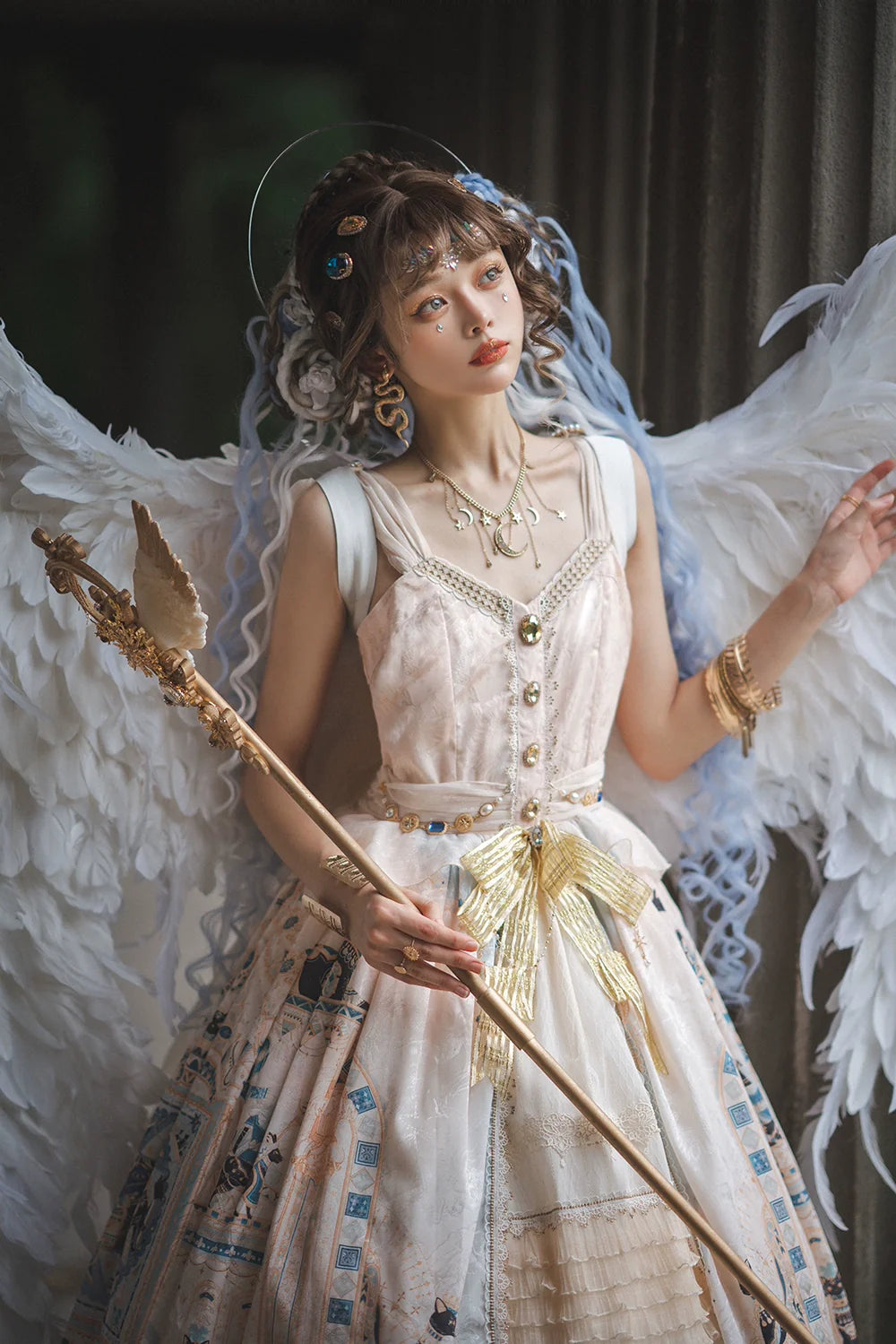 Miss Point - Dusk Best - Egyptian Lolita Dress Set Gorgeous JSK