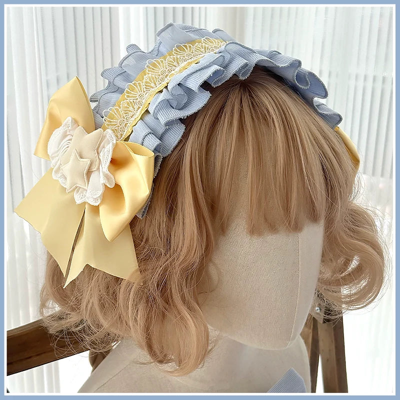 Forest Fluorescent Carps - Sleep Star - Sweet Lolita OP Dress, Long / Short Sleeve