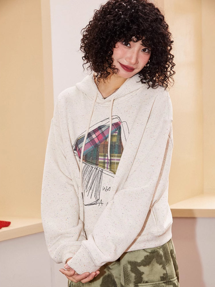 Hooded embroidered sweatshirt【s0000006559】