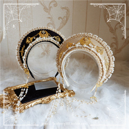 Fox Cherry--Lolita Palace Retro Head Ornament Hair Crown