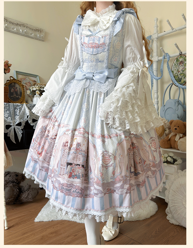 Niu Niu - Plus Size Lolita Blouse, Princess Sleeves
