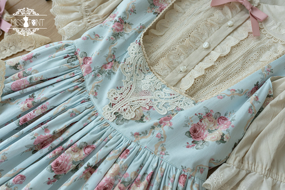 Miss Point - Happy Summer - Elegant Lolita Floral JSK Dress