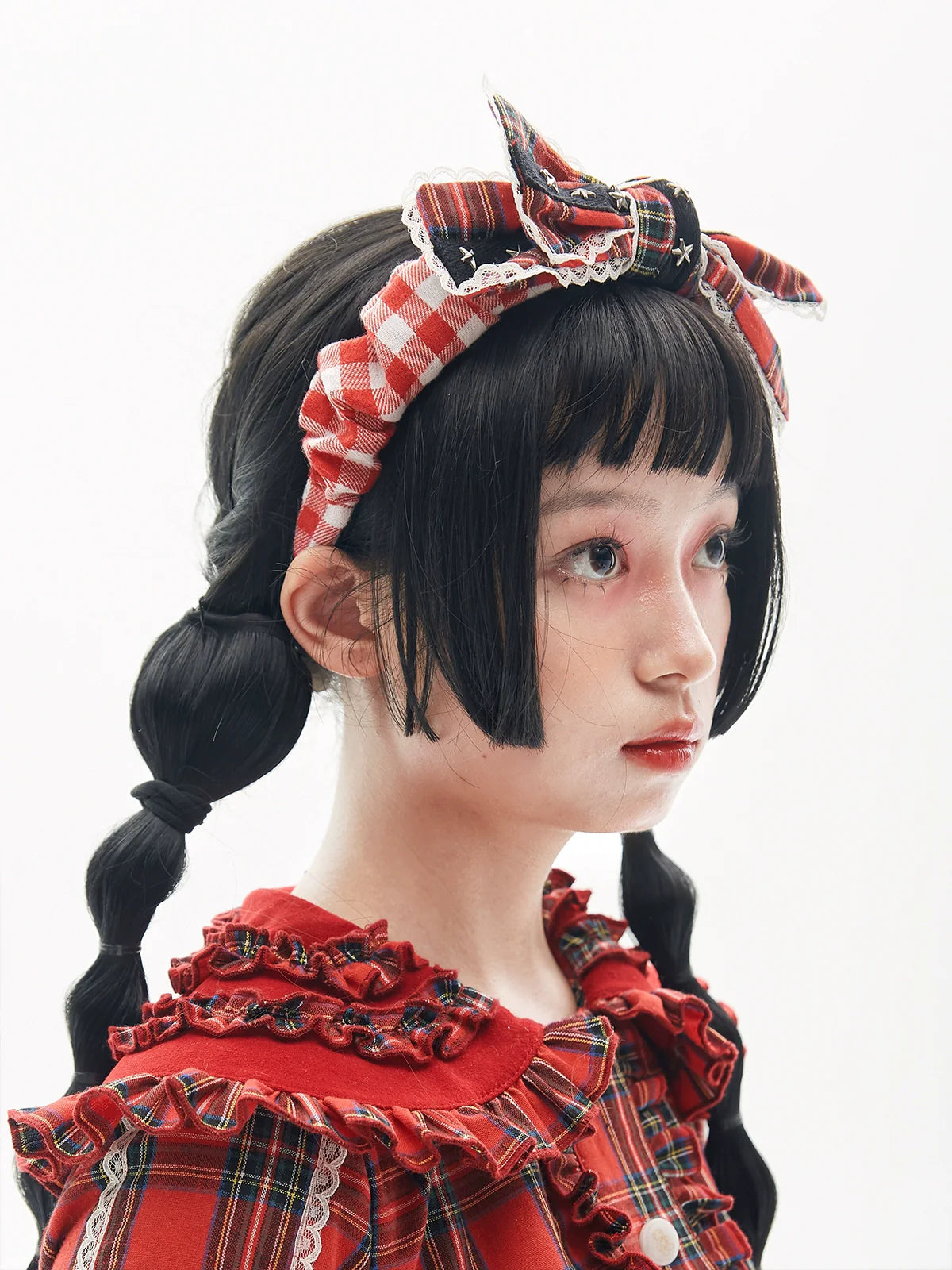 Retro bow hair bands niche design senior sense of sweet hair card headdresses【s0000004280】