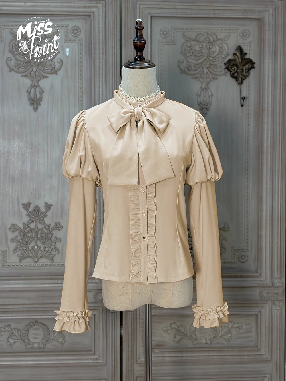 Miss Point - Classical Chocolate - Classic Lolita Blouse Customized Reteo Lolita Shirt