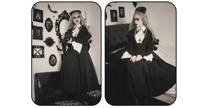 Susin Lolita - Cross Praise - Nun Style Gothic Lolita Dress and Blouse