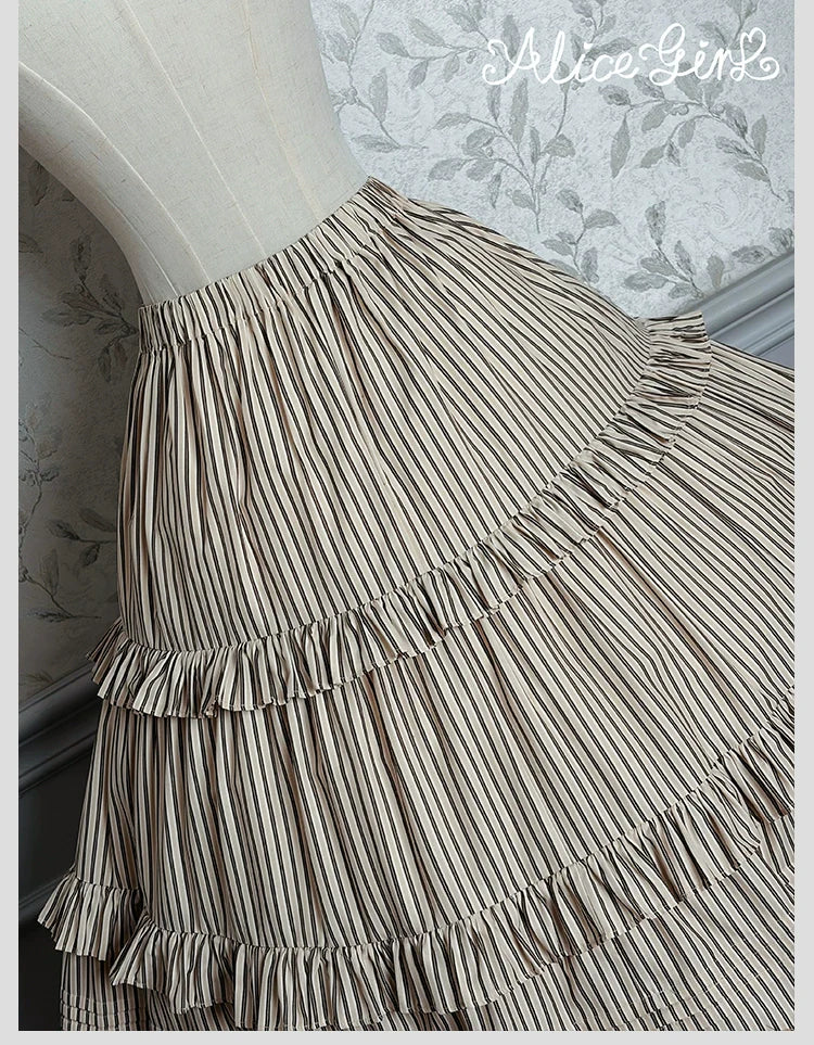 Alice Girl - Duke of Victoria - Classic Lolita SK & Overskirt Set