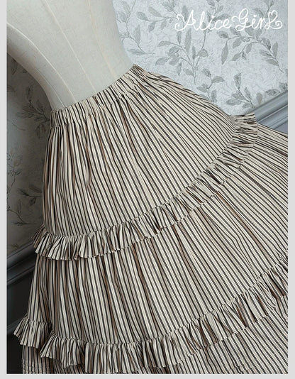 Alice Girl - Duke of Victoria - Classic Lolita SK & Overskirt Set