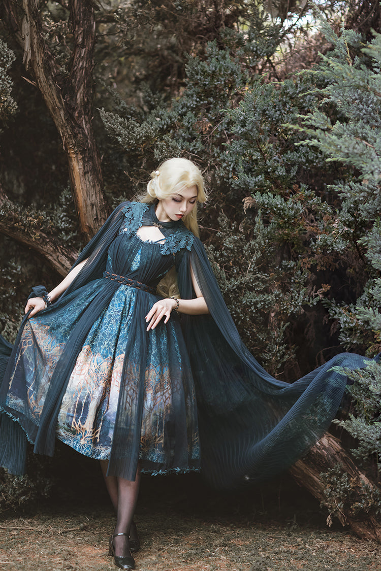 FunCcino - Dense Forest Corridor - Elegant Lolita Jumper Dress