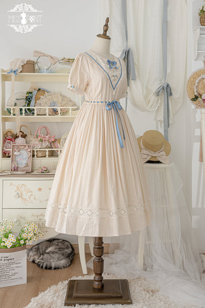 Miss Point - Happy Summer Elegant Lolita Floral OP Dress