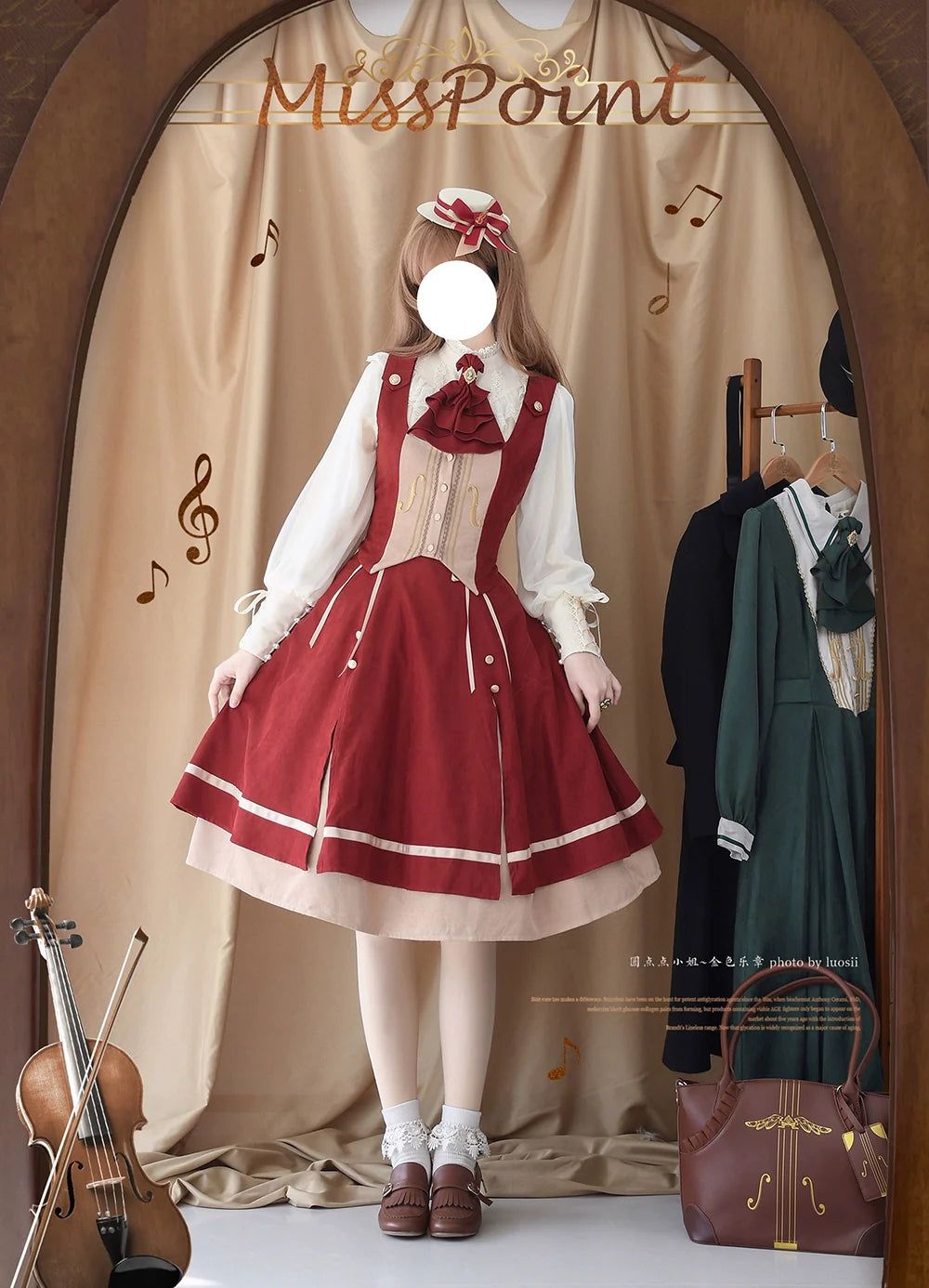 Miss Point - Golden Movement - Elegant Lolita Waistcost Short Vest Customized