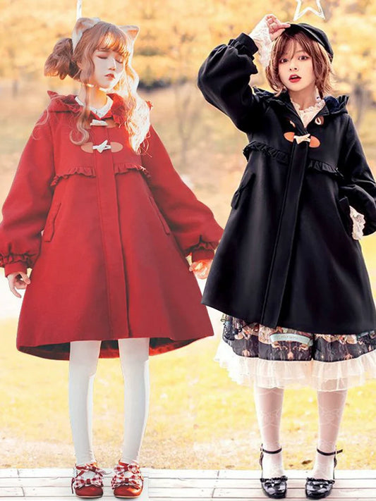 Fairy Cat - Sweet Lolita Coat Autumn and Winter Lolita Outwear