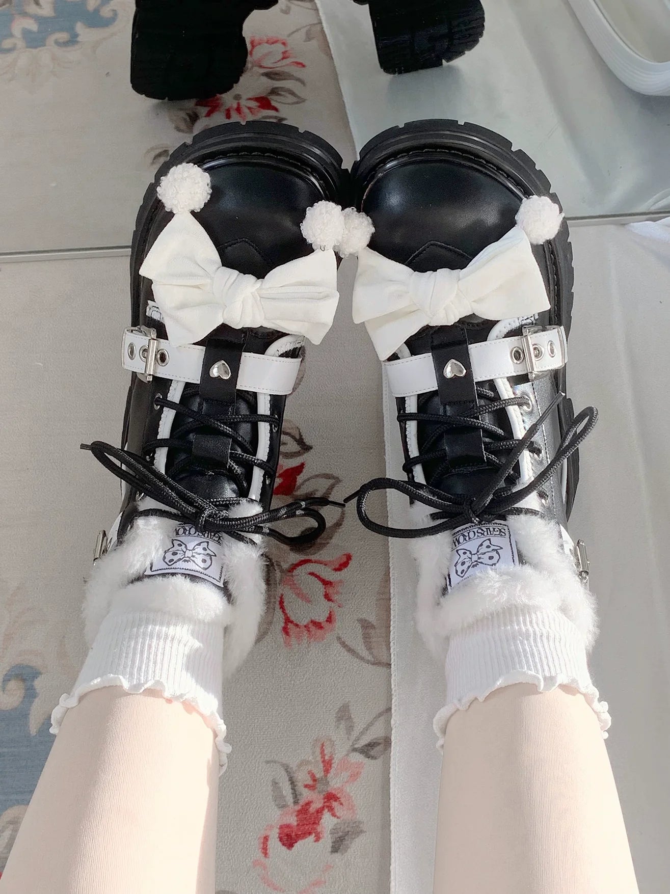 StarsCrwon - Sweet Lolita Shoes Winter Lolita Martin Boots