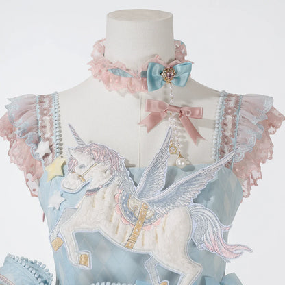 Designer Gift - CloudPlay - Sweet Lolita JSK Dress, Carousel Print