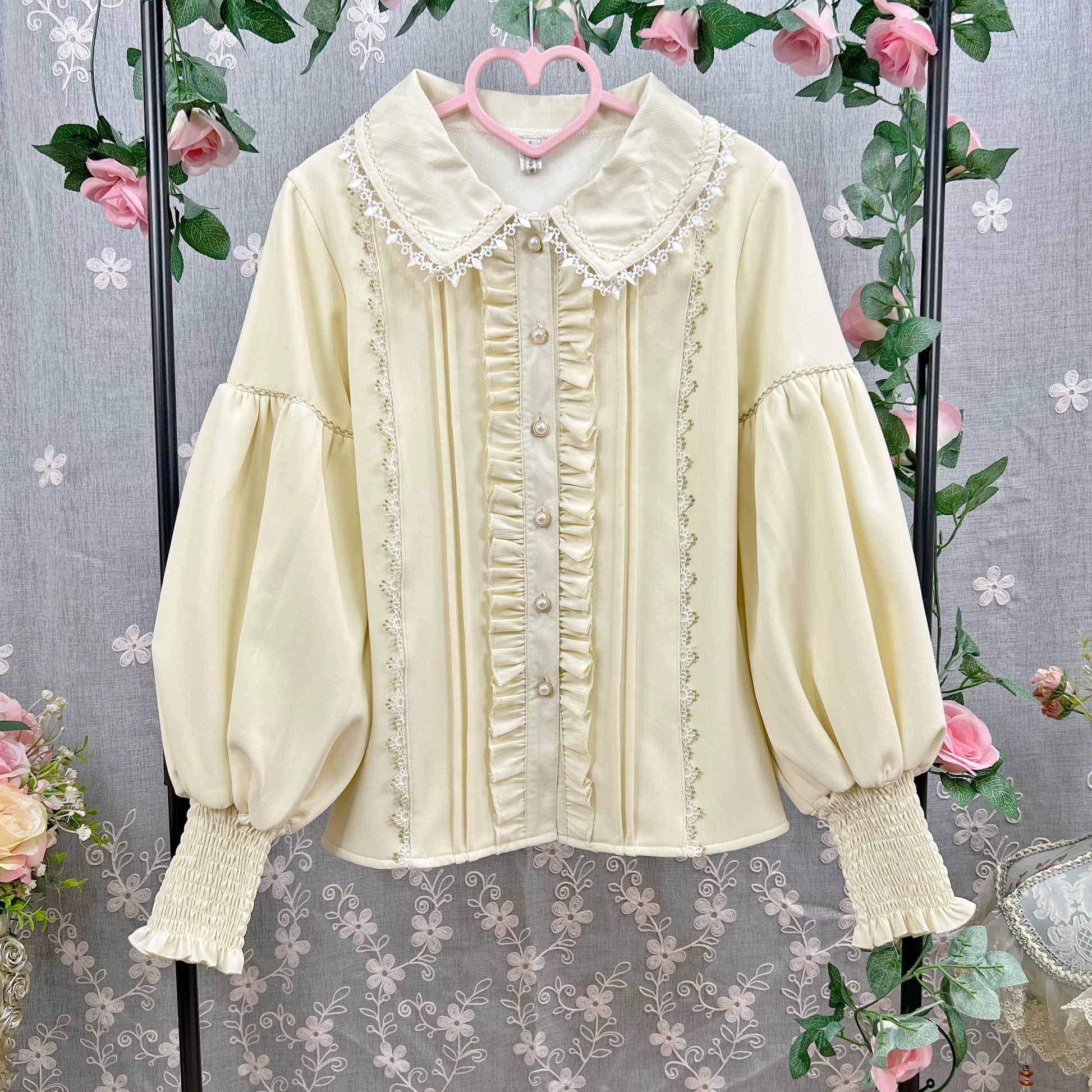 DMFS Lolita - The Heart of the Rose - Elegant Retro Lolita Skirt High Waist SK Blouse