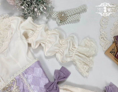 Miss Point - Elizabeth Meow - Classic Lolita Blouse Lotus Root Sleeve Lolita Shirt