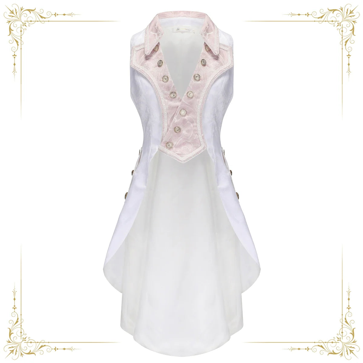 Immortal Thorn - Night of Swordsmanship - Ouji Lolita Long Coat Male Lolita Sleeveless Coat