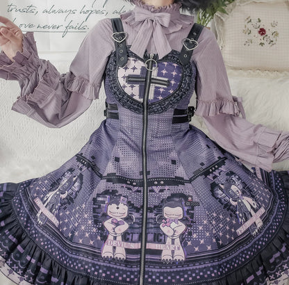 MIST - First Snow - Sweet Lolita Sweater Winter Puff Sleeve Knitting Innerwear