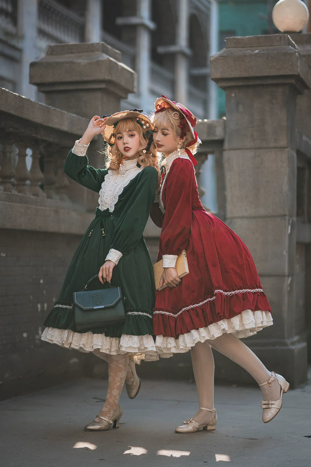 Miss Point - Customized Lolita Dress Vintage Elegant Velvet OP Dress