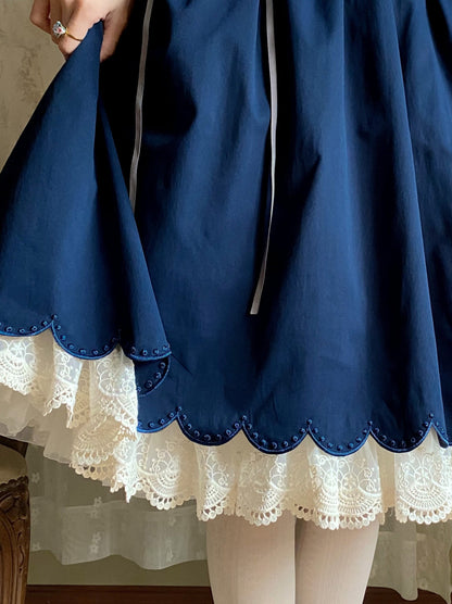 EESSILY - Countess's Autumn Tour - Retro Lolita Embroidery Long SK