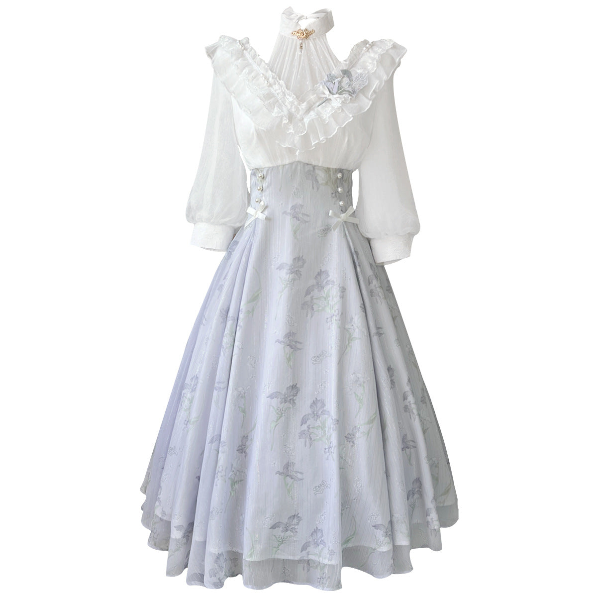 Cornfield Lolita - Iris Dream - Elegant Lolita Dress Short Sleeve OP