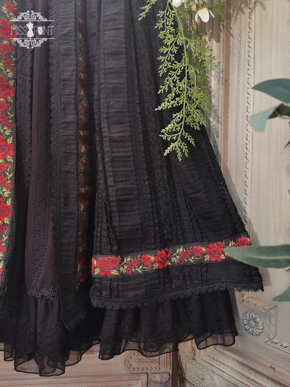 Miss Point - The Sally Gardens - Fish Bone High Waist Lolita Skirt