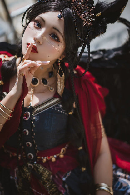 Miss Point - Dusk Best - Egyptian Lolita Dress Set Gorgeous JSK