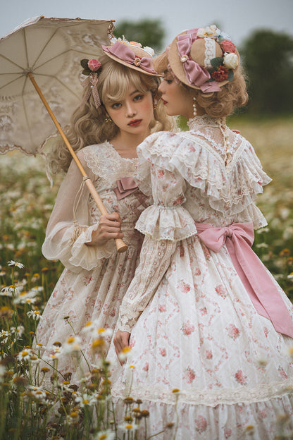 Miss Point - Woody Rose - Elegant Floral Lolita JSK Dress